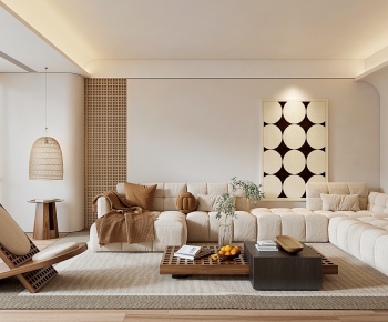 Wabi-sabi Style A Living Room-ID:469089037