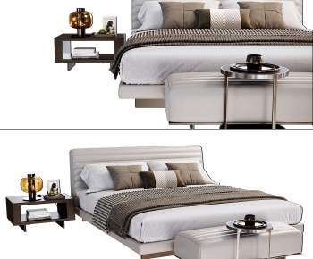 Modern Double Bed-ID:549283031