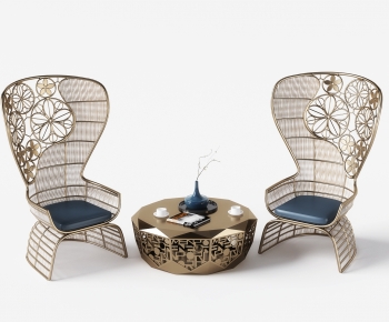 New Chinese Style Lounge Chair-ID:972790737