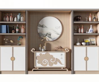 New Chinese Style Sideboard-ID:393249992