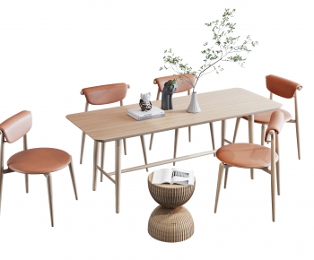 Nordic Style Dining Table And Chairs-ID:448580986