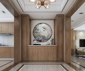 New Chinese Style Hallway-ID:836057904