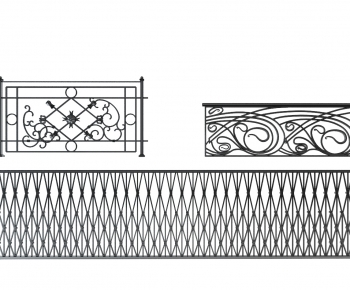 欧式铁艺雕花护栏楼梯栏杆-ID:747880949
