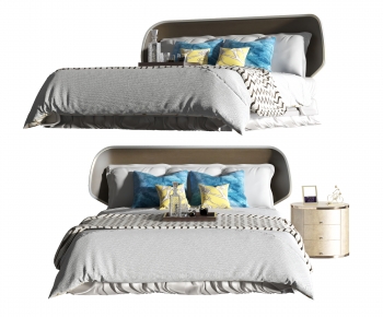 Modern Double Bed-ID:304433118