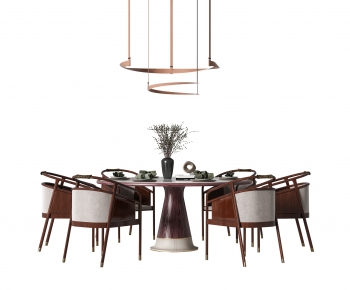 New Chinese Style Dining Table And Chairs-ID:636533982