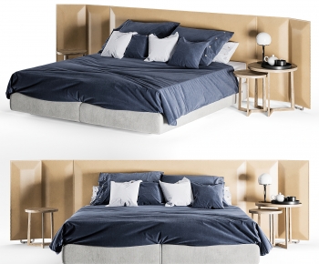 Modern Double Bed-ID:138159996