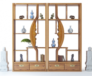 New Chinese Style Decorative Cabinet-ID:706417088