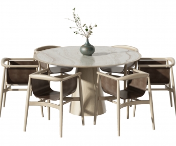 New Chinese Style Dining Table And Chairs-ID:615407942