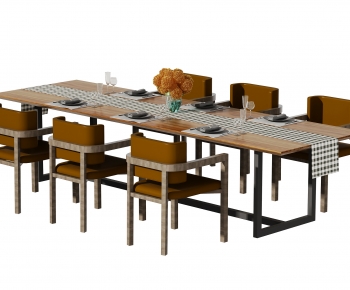 New Chinese Style Dining Table And Chairs-ID:615484001