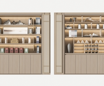 New Chinese Style Bookcase-ID:338618049