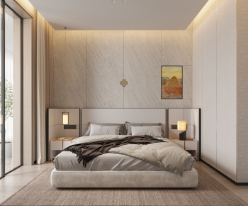 New Chinese Style Bedroom-ID:245699922