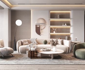 Wabi-sabi Style A Living Room-ID:259792094
