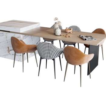 Modern Dining Table And Chairs-ID:638938905