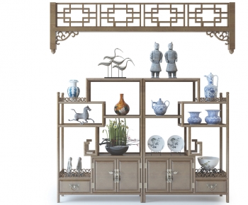 New Chinese Style Decorative Cabinet-ID:723300079