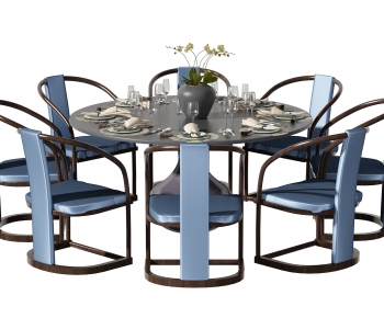 New Chinese Style Dining Table And Chairs-ID:346741918