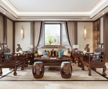 Chinese Style A Living Room-ID:571861039