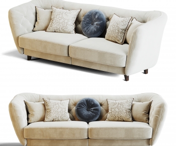 Simple European Style A Sofa For Two-ID:215010884