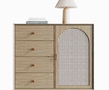 Wabi-sabi Style Side Cabinet-ID:780502087