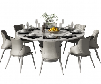 Modern Dining Table And Chairs-ID:603813894