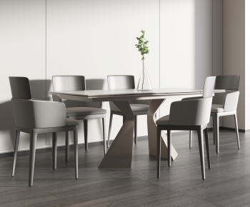 Modern Dining Table And Chairs-ID:972356082