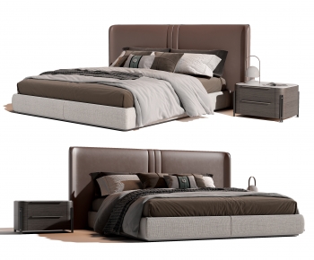 New Chinese Style Double Bed-ID:766680229