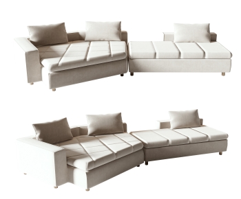 Modern Wabi-sabi Style Multi Person Sofa-ID:664537916