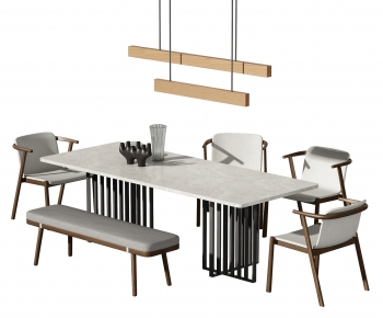 Nordic Style Dining Table And Chairs-ID:703052045