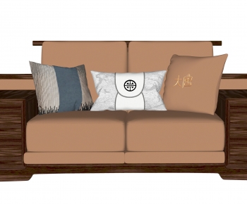 New Chinese Style A Sofa For Two-ID:700412993