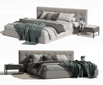 Modern Double Bed-ID:788183937