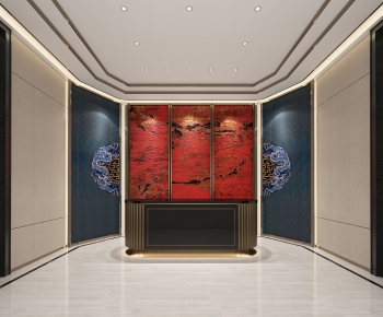 New Chinese Style Real Estate Sales Office-ID:897380114