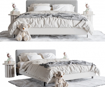 Modern Double Bed-ID:660810594