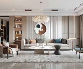 Modern A Living Room-ID:855036975