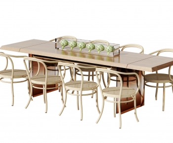 New Chinese Style Dining Table And Chairs-ID:702873953