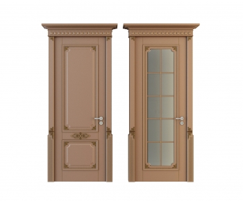European Style Single Door-ID:127433069