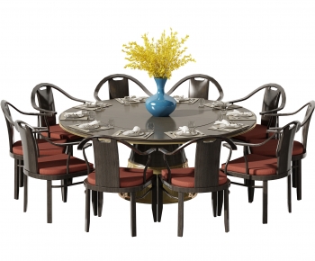 New Chinese Style Dining Table And Chairs-ID:723932986