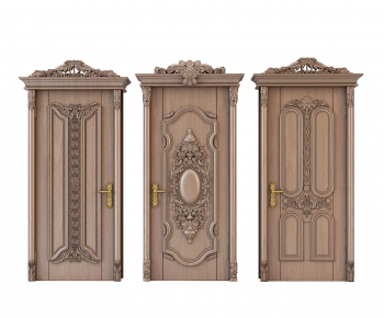 European Style Single Door-ID:458053116
