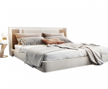 Modern Double Bed-ID:133771907