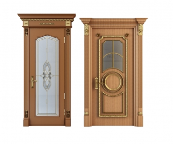 European Style Single Door-ID:135462058