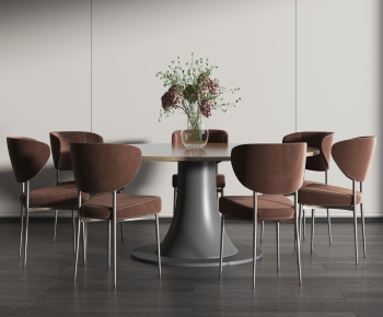 Modern Dining Table And Chairs-ID:779107099
