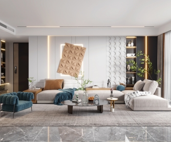 Modern A Living Room-ID:372739081