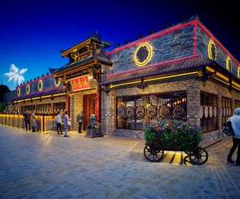 Chinese Style Facade Element-ID:941230069