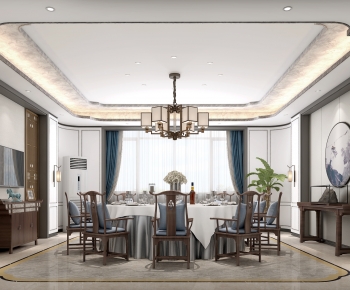 New Chinese Style Dining Room-ID:511681084