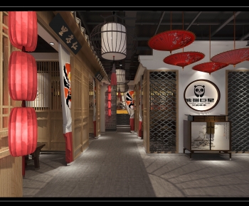 New Chinese Style Catering Space-ID:918333059