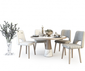 Modern Dining Table And Chairs-ID:573342089