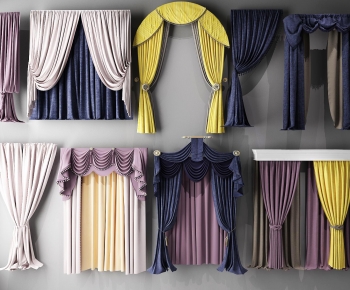 Simple European Style The Curtain-ID:870238079