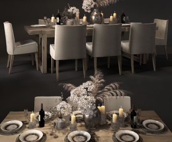 Modern Dining Table And Chairs-ID:284189949