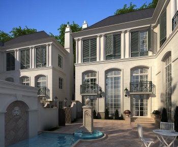 European Style Classical Style Villa Appearance-ID:120949786