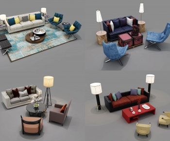 Modern Nordic Style Sofa Combination-ID:954104903