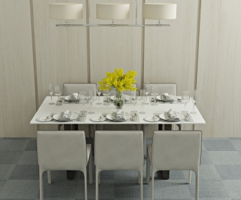 Modern Dining Table And Chairs-ID:643474107
