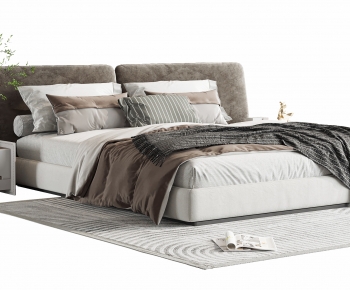 Modern Double Bed-ID:426259074